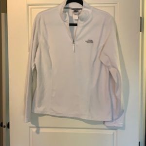 The North Face fleece long sleeve half zip
